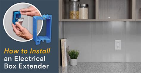 electrical box extender kitchen cabinets|electrical box extender installation instructions.